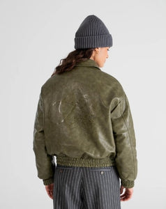 Bloom Bomber Jacket Green
