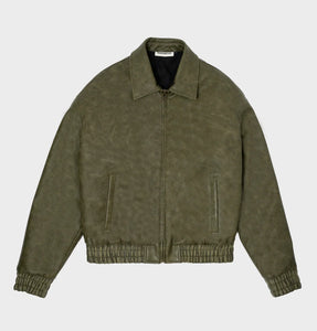 Bloom Bomber Jacket Green
