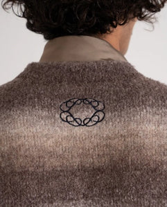 Gardient Knit Sweater Grey
