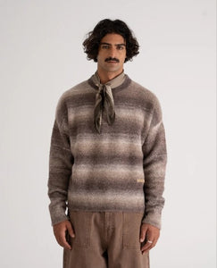 Gardient Knit Sweater Grey