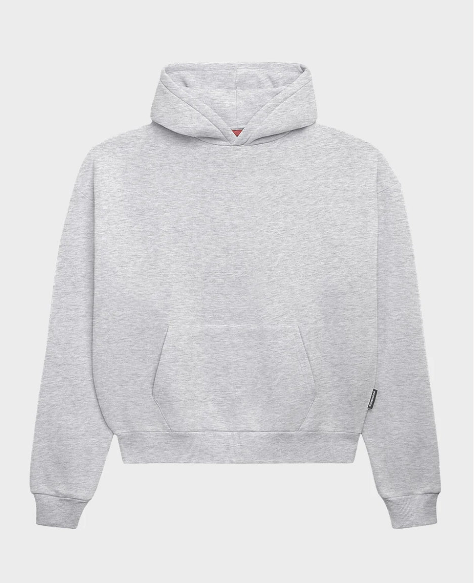 Oversized Hoodie Grey Melange