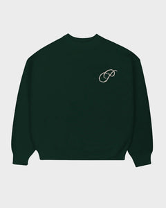 Initial Sweater Green