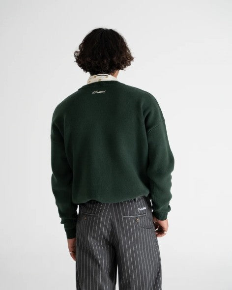 Initial Sweater Green