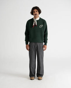 Initial Sweater Green