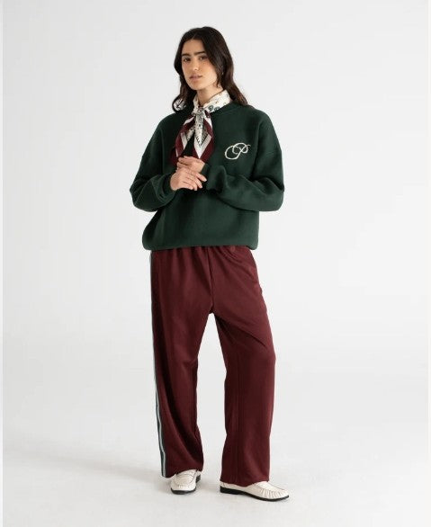 Initial Sweater Green