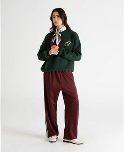 Initial Sweater Green