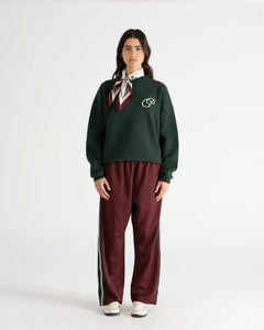 Initial Sweater Green