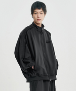 Lade das Bild in den Galerie-Viewer, Multi Lace Trim Track Jacket Black
