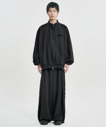 Lade das Bild in den Galerie-Viewer, Multi Lace Trim Track Jacket Black
