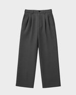 Lade das Bild in den Galerie-Viewer, Double Pleated Club Pants Dark Grey
