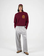 Lade das Bild in den Galerie-Viewer, Emblem Knit Sweater Bordeaux
