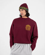 Lade das Bild in den Galerie-Viewer, Emblem Knit Sweater Bordeaux
