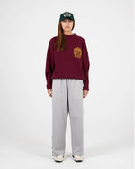 Lade das Bild in den Galerie-Viewer, Emblem Knit Sweater Bordeaux

