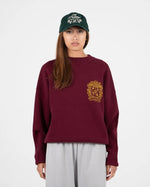 Lade das Bild in den Galerie-Viewer, Emblem Knit Sweater Bordeaux
