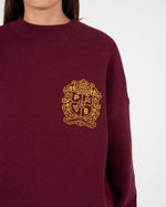 Lade das Bild in den Galerie-Viewer, Emblem Knit Sweater Bordeaux

