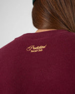 Lade das Bild in den Galerie-Viewer, Emblem Knit Sweater Bordeaux
