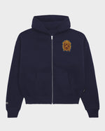 Lade das Bild in den Galerie-Viewer, Emblem Patch Zip-Hoody Navy
