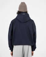 Lade das Bild in den Galerie-Viewer, Emblem Patch Zip-Hoody Navy
