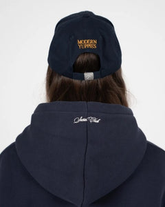 Emblem Patch Zip-Hoody Navy