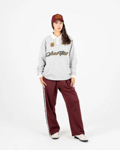 Club Polo Longsleeve Grey Melange