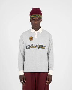 Club Polo Longsleeve Grey Melange