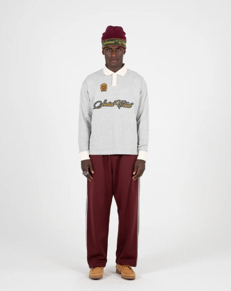 Club Polo Longsleeve Grey Melange