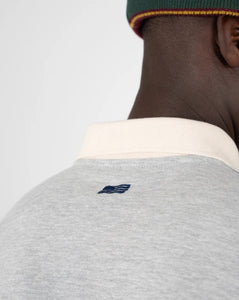 Club Polo Longsleeve Grey Melange
