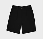 Lade das Bild in den Galerie-Viewer, Pleated Suit Shorts Black
