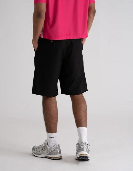 Pleated Suit Shorts Black