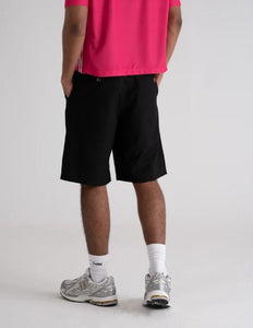 Pleated Suit Shorts Black