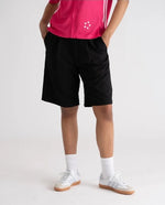 Lade das Bild in den Galerie-Viewer, Pleated Suit Shorts Black
