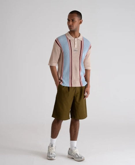 Pleated Suit Shorts Green