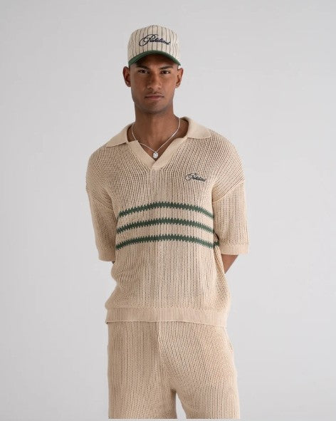 Resort Knitted Polo Grün