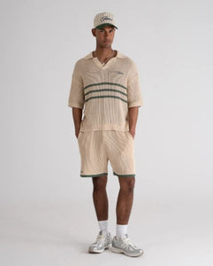 Resort Knitted Polo Grün
