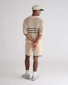 Resort Knitted Polo Grün
