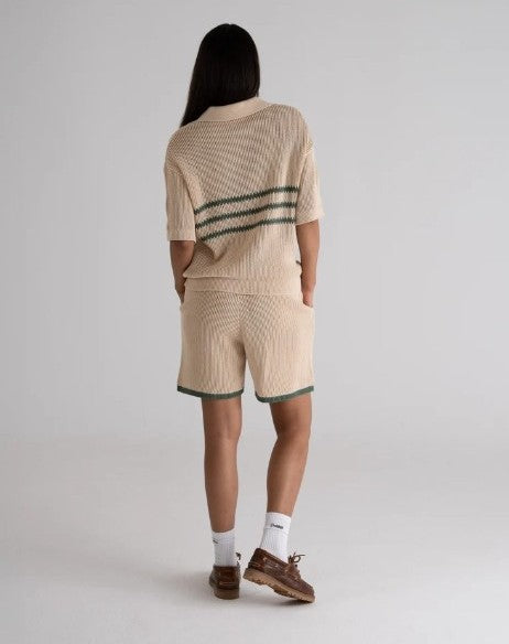 Resort Knitted Polo Grün