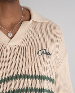 Resort Knitted Polo Grün