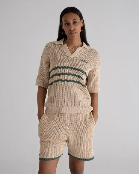 Resort Knitted Polo Grün