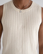 Lade das Bild in den Galerie-Viewer, Knitted Tanktop Off-White
