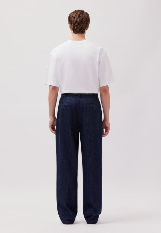 Studio Denim Suit Pants Navy
