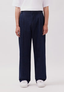 Studio Denim Suit Pants Navy