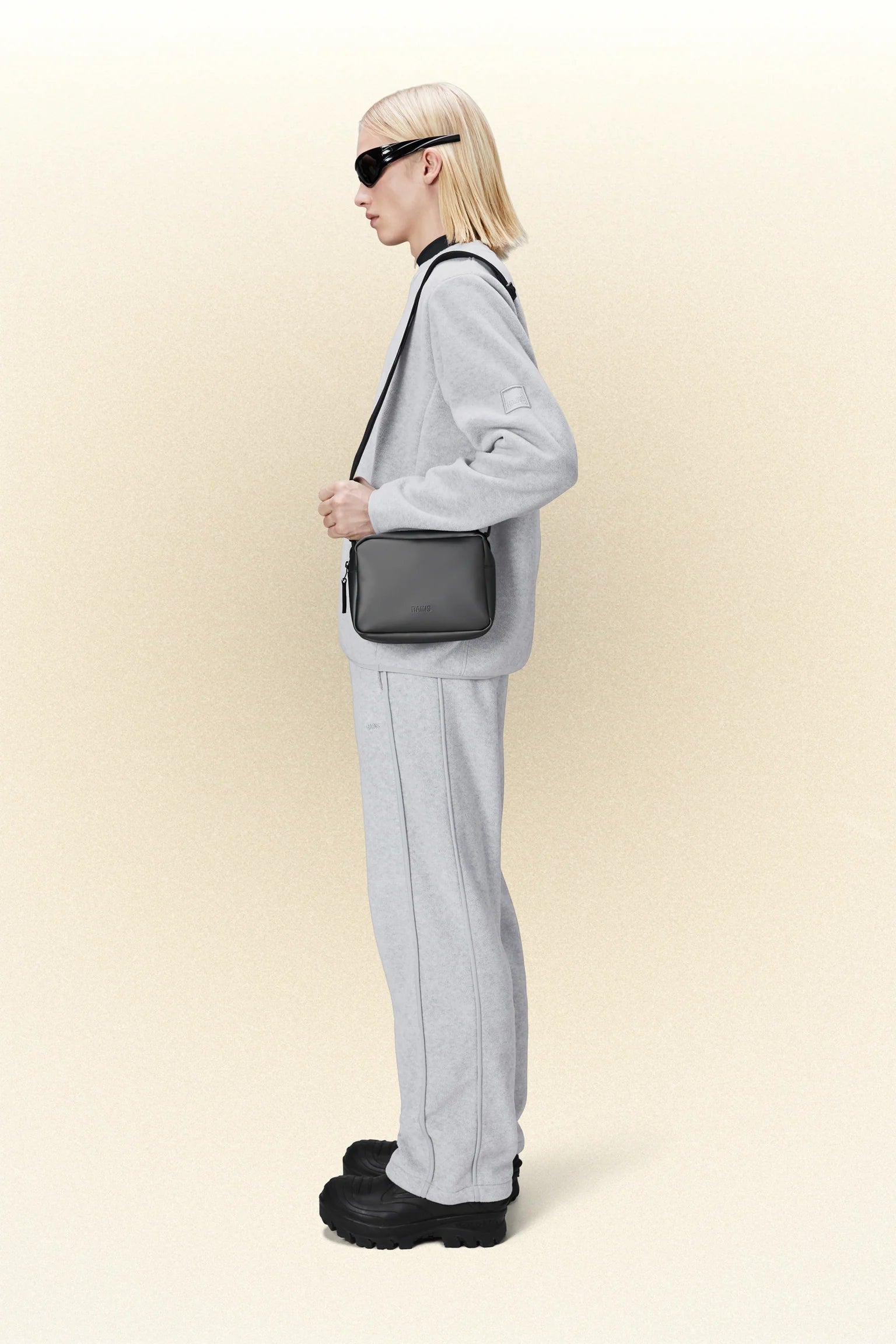 Box Bag W3 Metallic Grey