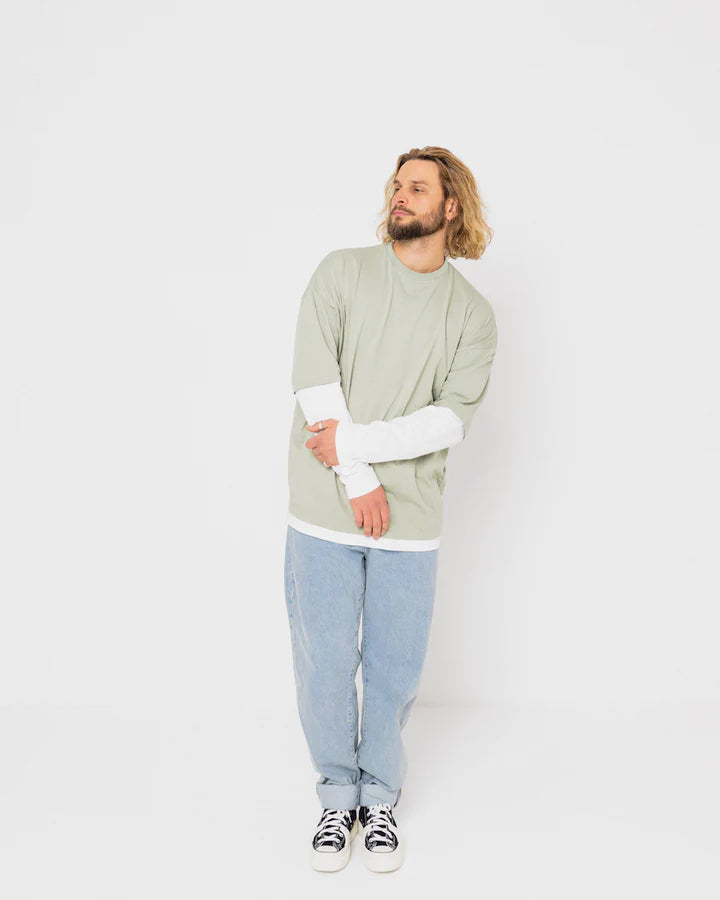 Heavens Gust Longsleeve Milky Matcha Gre
