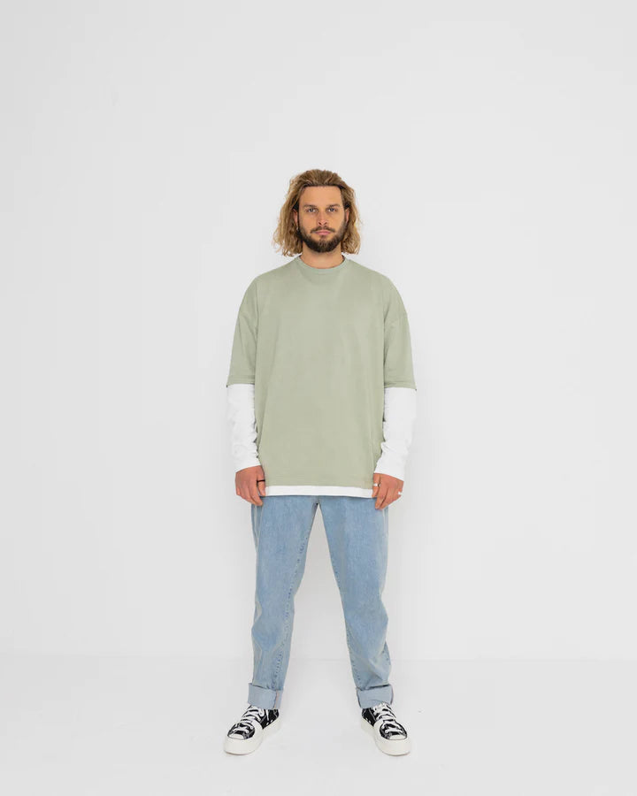 Heavens Gust Longsleeve Milky Matcha Gre