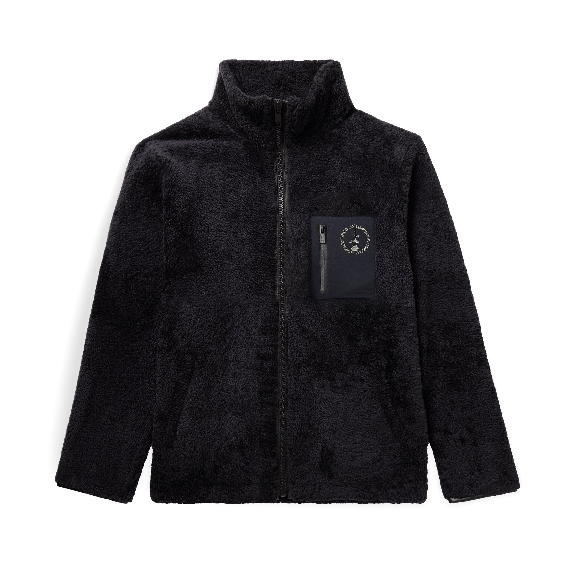 Circle Fleece Jacket Black