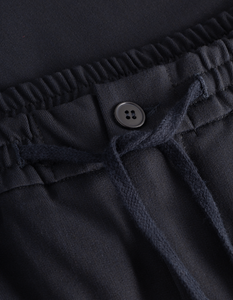 Como Tapered Drawstring Pants Black