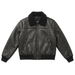 Lade das Bild in den Galerie-Viewer, Sector Faux Leather Jacket Black
