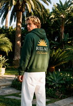 Lade das Bild in den Galerie-Viewer, Time To Relax Hoodie Dark Green
