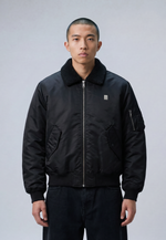 Lade das Bild in den Galerie-Viewer, Vortex Bomber Jacket Black
