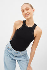 Lade das Bild in den Galerie-Viewer, Amelie Top Contrast Black
